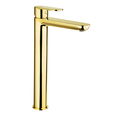 Deante Alpinia Gold Смеситель для раковины высокий, золото
