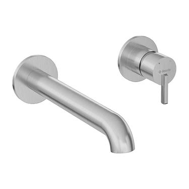 Deante Silia Steel Смеситель для раковины скрытого монтажа, браш. сталь