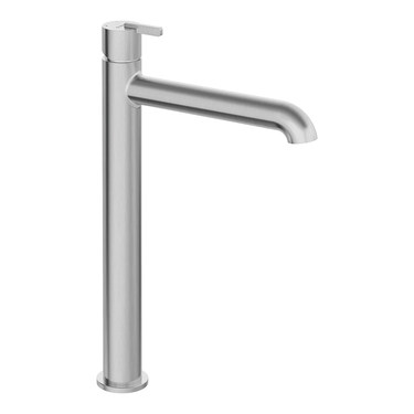 Deante Silia Steel Смеситель для раковины высокий, браш. сталь