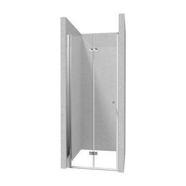 Deante Kerria Plus Двери для ниши складные, стекло прозрачное, 80-100*200 см + профиль