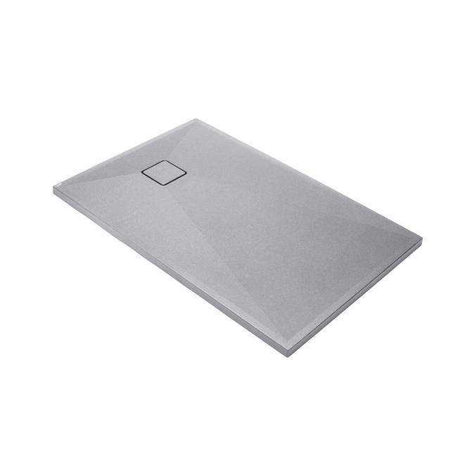 Deante Correo Поддон гранитный прямоугольный 120х90х3,5 см, серый металлик