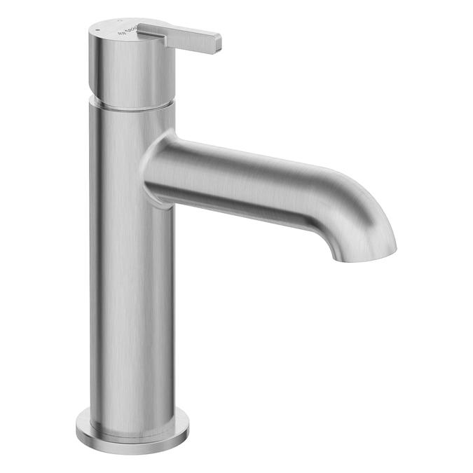 Deante Silia Steel Смеситель для раковины, браш. сталь