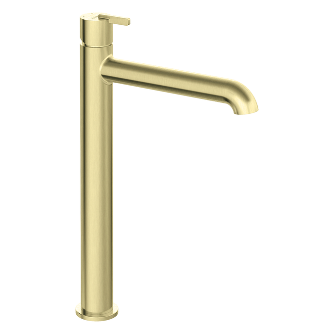 Deante Silia Gold BR Смеситель для раковины высокий, браш. золото