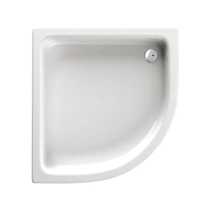 Deante Plus II Поддон полукруглый с ножками, 80*80*26 см